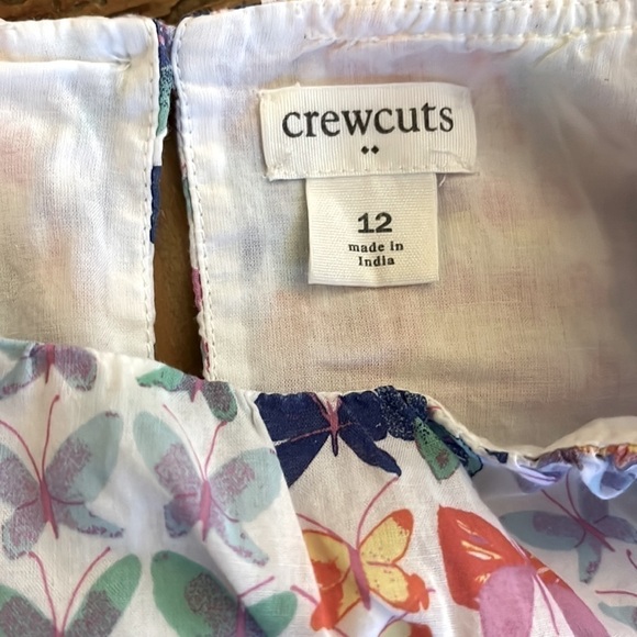 Girls J. Crew CrewCuts Colorful Butterfly Flutter Twirl Dress 12 - Picture 10 of 12